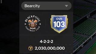 FC mobile. The power of rank. 103 ovr without donation.