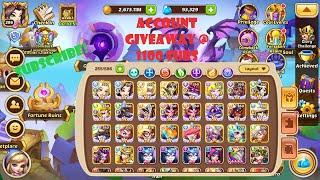 1100 Sub Giveaway Idle Heroes