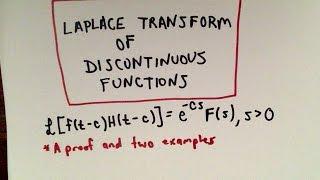 Laplace Transform Involving Heaviside Functions