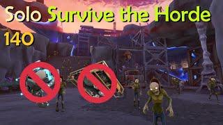 Solo Survive the Horde 140 NO DISCHARGER NO TIRE DROPS - Fortnite StW