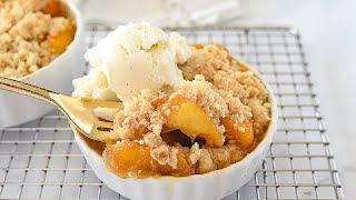 Peach Cobbler For Two  Small Batch Recipe