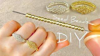 Beading Tutorials How to Make Seed Bead Ring  Brick Stitch Tutorial