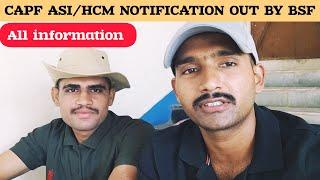 BSF ASIHCM NOTIFICATION OUT FORM KAB SE KAB TAK RUNNING BSF PAPER PATTERN ALL INFORMATION 