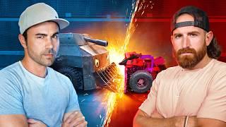 Mark Rober Vs Dude Perfect Ultimate Robot Battle