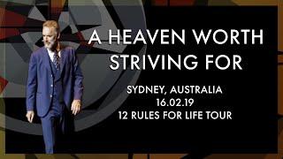 Lecture 12 Rules for Life Tour - Sydney Australia.