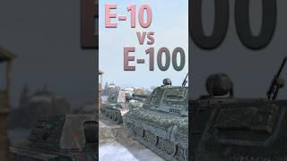 WOT Blitz Face Off  E-10 vs E-100