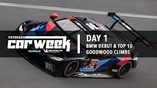 FIRST LOOK BMW M8 COMPETITION DONUT MEDIA HiLOW & BRING A TRAILER  PETERSEN CAR WEEK DAY 1 EP. 3