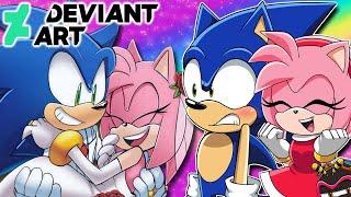 SONAMY WEDDING? - Sonic & Amy Vs Deviantart Ft. Charmy Bee