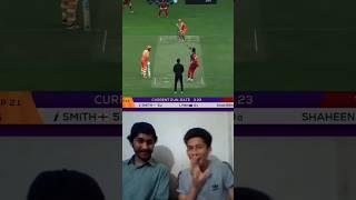 Amir VS Shaheen Bowling Reaction  #ilt20 #desertvipers #shorts