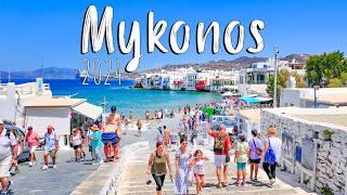 Mykonos Greece a high quality walking tour in 4k port included Greece 2024