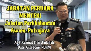 Saya terima semua jemputan. Terima kasih Jabatan Perkhidmatan Awam  Sembang Abang Polis