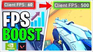 How To BOOST Your FPS On Valorant + FIX FPS DROPS  Performance Guide