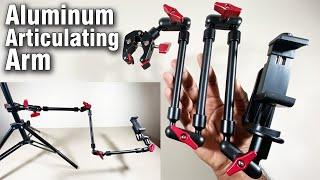 Camera Magic Arm Articulating Arm Aluminum Flexible Arm Unboxing and Review