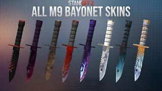 Standoff 2 - All M9 Bayonet Skins Showcase