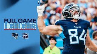 Patriots vs. Titans Highlights Week 9  Game Highlights