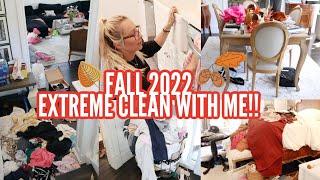 2022 EXTREME FALL CLEAN WITH ME  THE WORST MY HOUSE HAS EVER LOOKED  CLEANING MOTIVATION