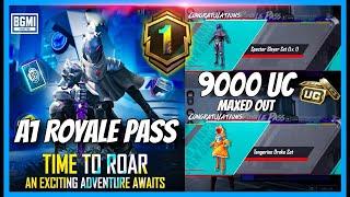 BGMI A1 ROYAL PASS UPGRADE  A1 FULL MAX ROYAL PASS TYSON NOOB GAMER