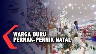 Sambut Natal & Tahun Baru Warga Mulai Cari Pernak Pernik Dekorasi Natal