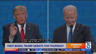 First debate between President Joe Biden Donald Trump set for Thursday