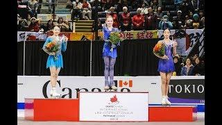 Alexandra Trusova  Skate Canada 2019 Victory ceremony