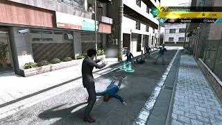 yagami con la pistola en perdido judgment