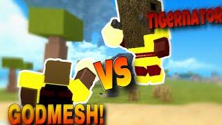 BOOGA FIGHT TIME PvP  *GODMESH vs FASTEST HEALER*  ROBLOX BOOGA BOOGA.