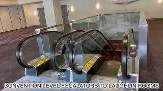 Flamingo   Convention Escalators to Laughlin Rooms