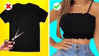 9 Ideias Brilhantes Fáceis para Transformar Roupas Velhas Em Novas Calça jeans vestido camisa Diy