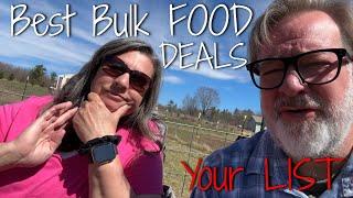 BEST Budget Foods YOUR List  Big Family Homestead