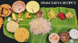 Easy Onam Sadya 20 ITEMS VERY DELICIOUS