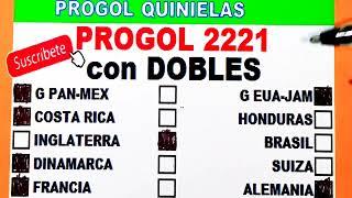 Progol 2221 con DOBLES  Progol Revancha 2221 con DOBLES  Progol 2221  #progol2221   #progol2222