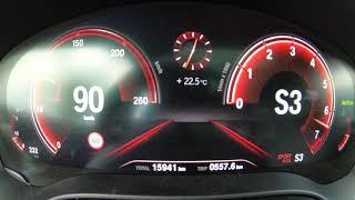 BMW 540i Touring 0-100 kmh 0-60 mph