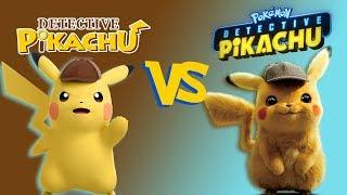 Detective Pikachu 3DS vs Detective Pikachu Film