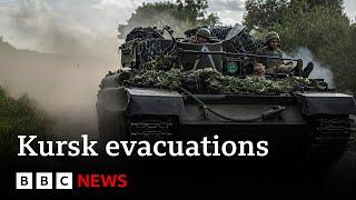 Ukraine offensive against Russia continues as thousands evacuate Kursk region  BBC News