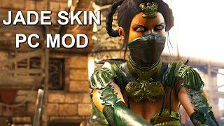 Mortal Kombat X Jade Skin Costume Gameplay PC MOD - MKX Jade