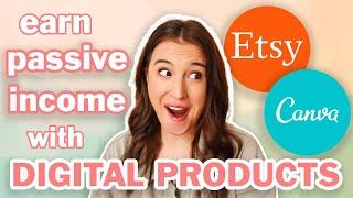 How to sell Etsy Digital Products to make PASSIVE INCOME 