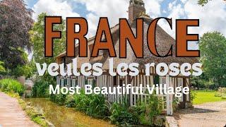 Walking Tour of Veules Les Roses  Frances most beautiful village.