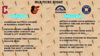 MLB Picks June 26th Best Bets Today