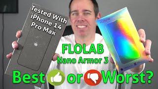 iPhone 14 Pro Max FLOLAB Nano Armor 3 Screen Protector - Review & Torture Test