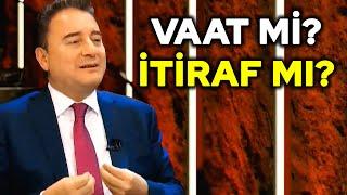 Erdoğanın yolsuzluk sözleri hakkında Ali Babacan diyor ki