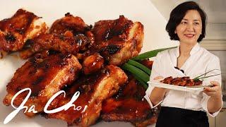 Spicy Korean Baked Chicken by Chef Jia Choi  Delicious Chicken Barbecue  Simple and Easy Recipe
