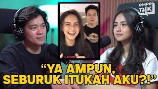 Angie Pernah Dihujat Sampai Ngedown Gara2 Dekat sama Baim? - EMPETALK Angie