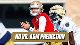 PREVIEW Early week thoughts prediction on Notre Dame vs. Texas A&M  Irish O-line Riley Leonard