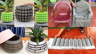 6 Projects To Make Unique Pots From Cement At Home