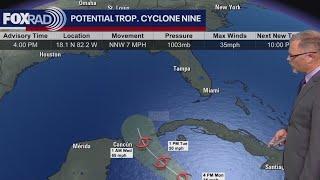 Monitoring Potential Tropical Cyclone Nine  FOX 26 Tropical Weather Forecast