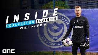 Training with League One CHAMPION Will Norris  Portsmouth FC  INSIDE GOALKEEPER TRAINING