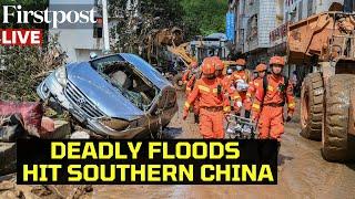 China Floods LIVE Record Rains Cause Deadly Flooding in Southern China Death Toll Rises to 71