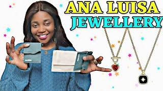 ANA LUISA JEWELRY REVIEW UNBOXING & TRY-ON