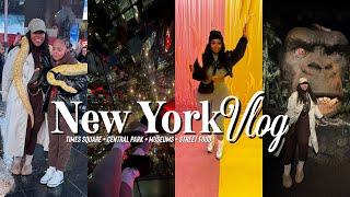 NEW YORK TRAVEL VLOG  TIMES SQUARE • MADAME TUSSANDS • ICE CREAM MUSEUM •CENTRAL PARK  Gina Jyneen