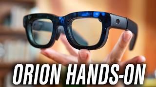 Hands-On Meta Orion Augmented Reality Glasses